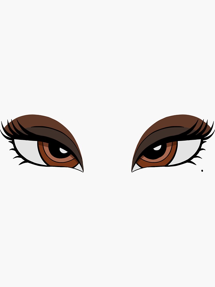 "Bratz Yasmin eyes stickers" Sticker for Sale by NyasiaCeleste Redbubble