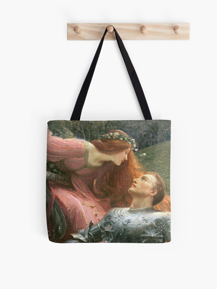 La Belle Dame Sans Merci Tote Bag by Sir Frank Dicksee - Pixels