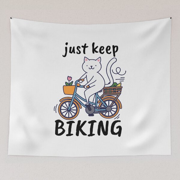 Item preview, Just Keep Biking designed and sold by Daluyong.