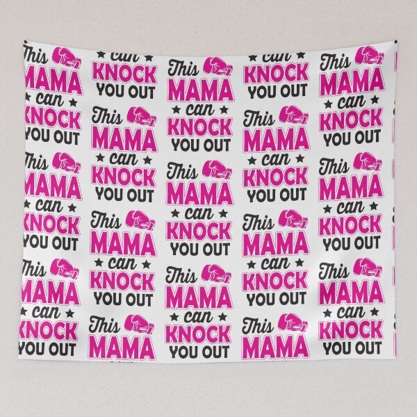 Item preview, Boxing: This mama can knock you out! designed and sold by nektarinchen.