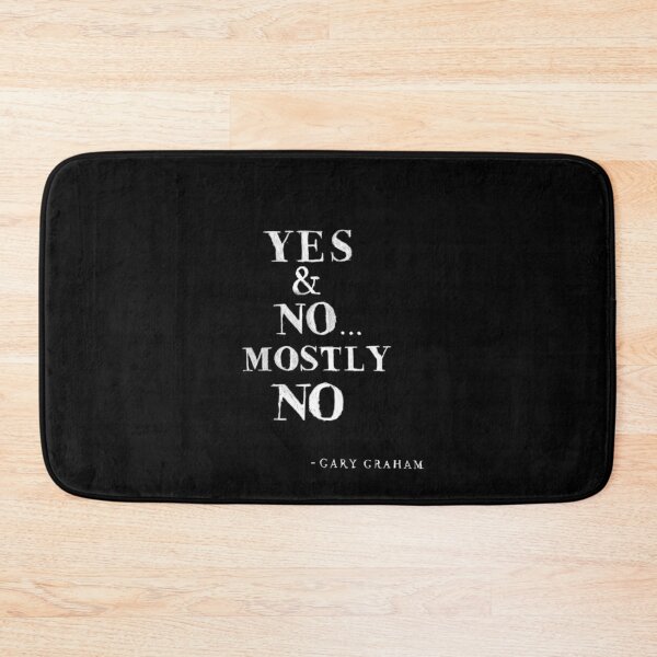 Item preview, Making the Cut "Yes & No... Mostly No" - White Text designed and sold by lydiamoranart.