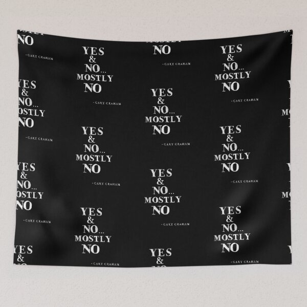 Item preview, Making the Cut "Yes & No... Mostly No" - White Text designed and sold by lydiamoranart.