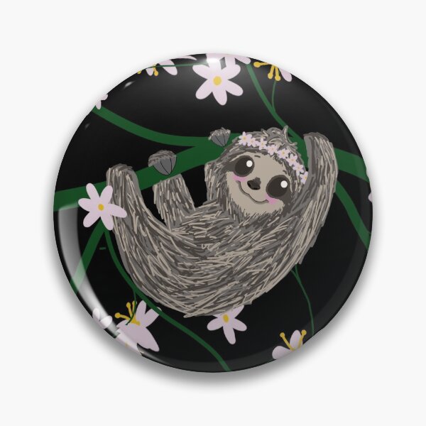 Item preview, Flowered Up Sloth designed and sold by mackachow.