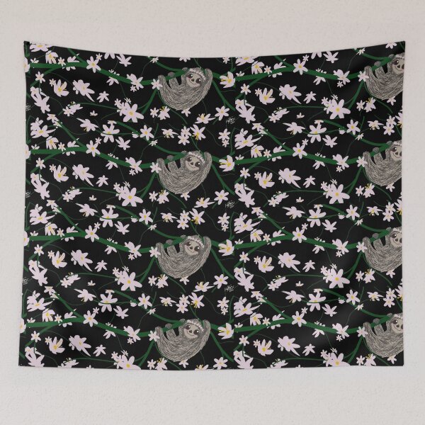 Item preview, Flowered Up Sloth designed and sold by mackachow.