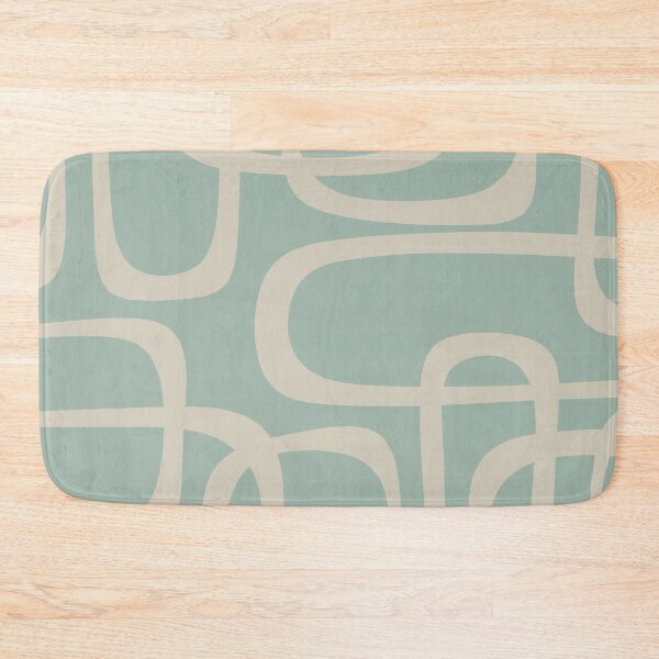 Item preview, Fine Loops Mid-Century Modern Minimalist Vintage Celadon Blue and Buff designed and sold by kierkegaard.