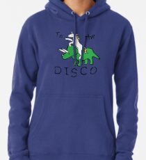 Zur Disco (Unicorn Riding Triceratops) Hoodie