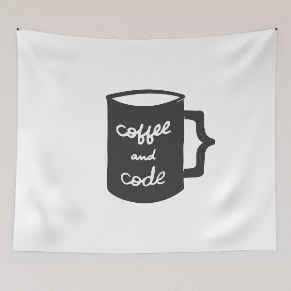 Aperçu de l'œuvre Café et code créée et vendue par devtshirts.