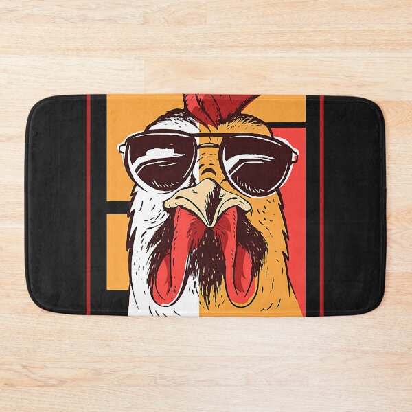 Item preview, Chicken Daddy Vintage Poultry Farmer Rooster wearing Shades designed and sold by BarryJohn36.
