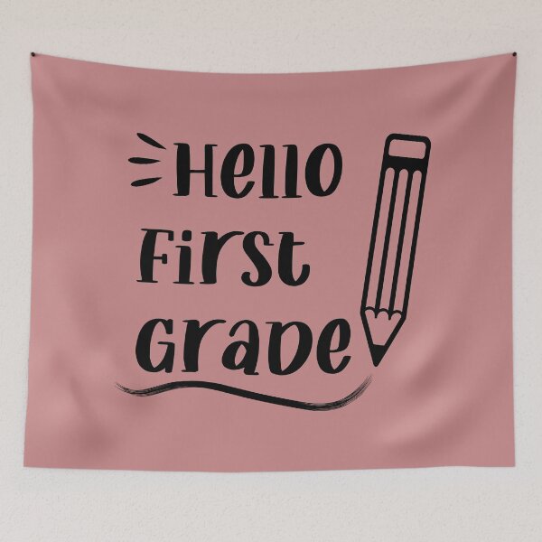 Item preview, Hello first grade / back to school designed and sold by RadBmd.
