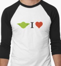 Yoda I Love Men's Baseball ¾ T-Shirt