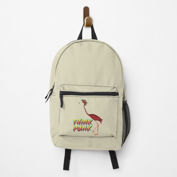 Item preview, Flamingo with mohawk & spiked collar THINK PUNK designed and sold by 99vectors.