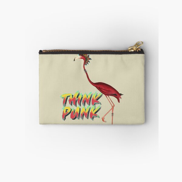 Item preview, Flamingo with mohawk & spiked collar THINK PUNK designed and sold by 99vectors.