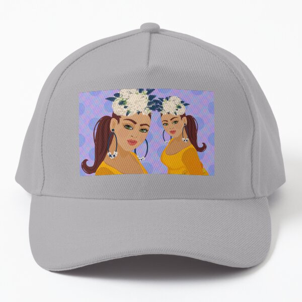 Mujer en traje de flamenca amarillo Gorra de béisbol