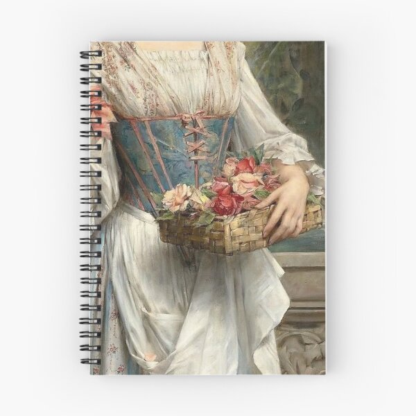 Item preview, Aesthetic Flower Girl Painting designed and sold by Ethereal Amour.