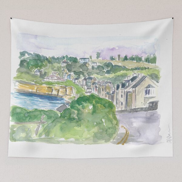 Item preview, Kinsale Town Street Scene County Cork Ireland designed and sold by artshop77.
