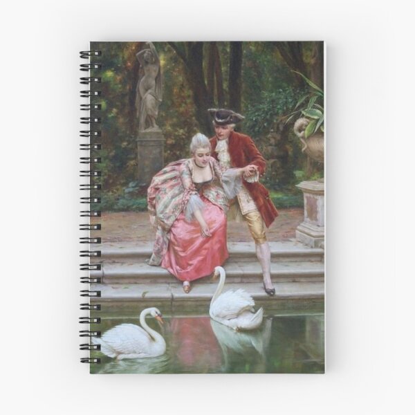 Item preview,  Feeding the swans by Frédéric Soulacroix designed and sold by Ethereal Amour.
