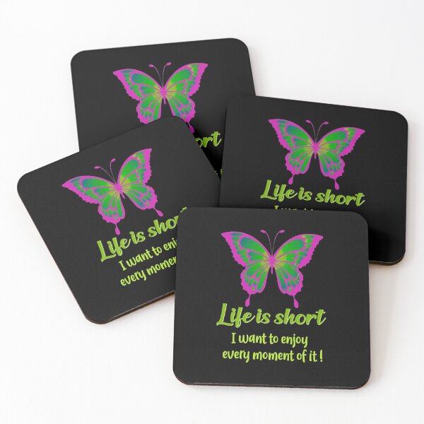 Item preview, Life is Short. I want to enjoy every moment of it. - (+ View this design on 75+ products) designed and sold by Julien Hebbrecht.