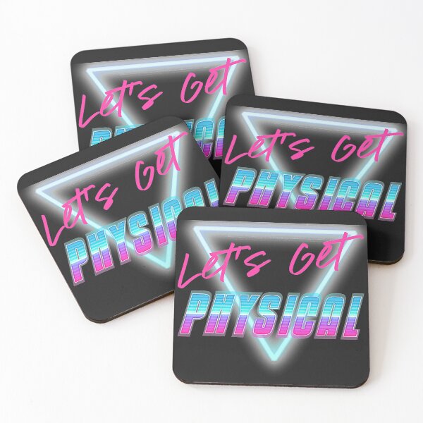 Item preview, Copy of Lets Get Physical Workout Gym Tee Totally Rad 80'S designed and sold by ZacharyMarcus.
