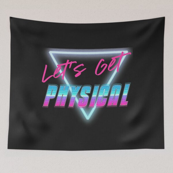 Item preview, Copy of Lets Get Physical Workout Gym Tee Totally Rad 80'S designed and sold by ZacharyMarcus.