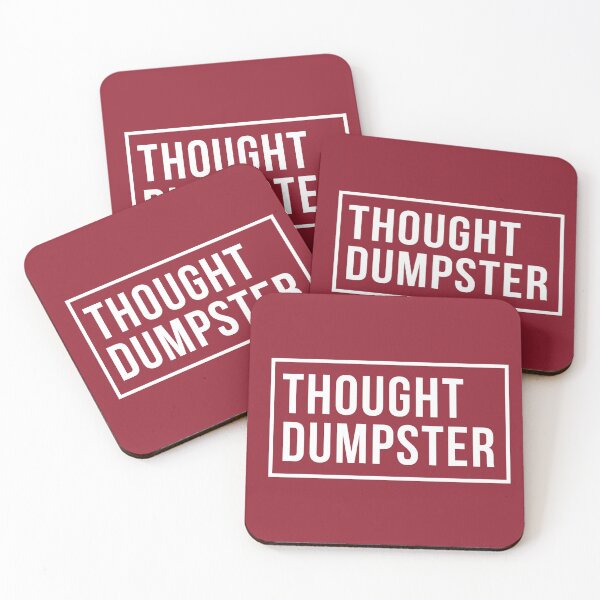 Item preview, THOUGHT DUMPSTER designed and sold by Qubalcube.