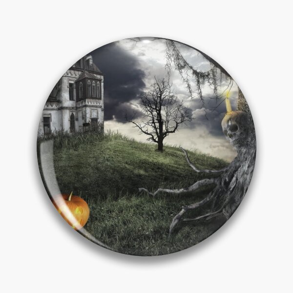 Item preview, Halloween Haunted House. Haunting Moonlit Night designed and sold by AwakenedSoul.
