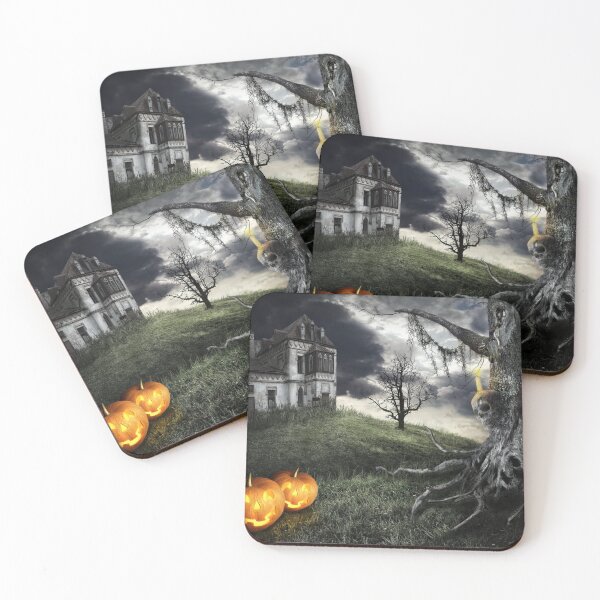 Item preview, Halloween Haunted House. Haunting Moonlit Night designed and sold by AwakenedSoul.