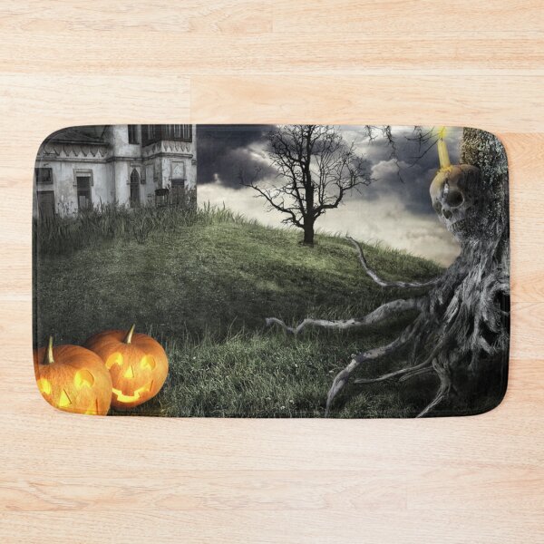 Item preview, Halloween Haunted House. Haunting Moonlit Night designed and sold by AwakenedSoul.