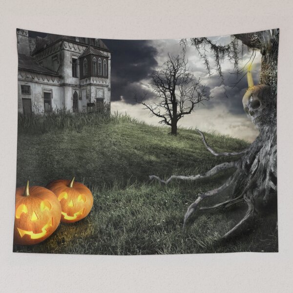 Item preview, Halloween Haunted House. Haunting Moonlit Night designed and sold by AwakenedSoul.