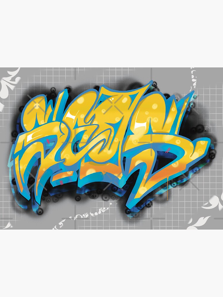 "Digital Wildstyle Graffiti" Sticker For Sale By SamuelMolina | Redbubble