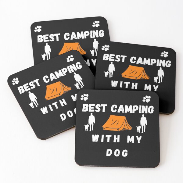 Item preview, best camping with my dog, camper designed and sold by Buzzbazaar.