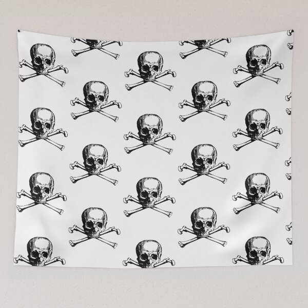 Item preview, Deck The Halls With Skulls And Bones designed and sold by Daluyong.