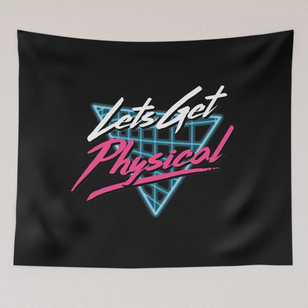 Item preview, Lets Get Physical Workout Gym Tee Totally Rad Retro 80'S designed and sold by ZacharyMarcus.