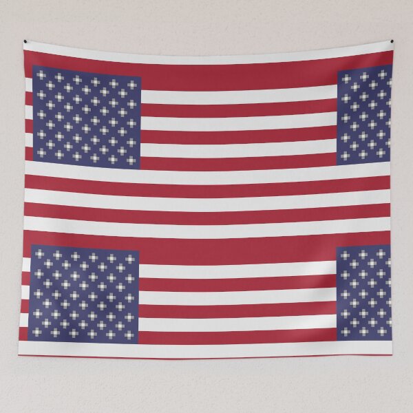 Item preview, Pixelated American Flag - USA Flag - Team America designed and sold by For the love of Pixels.