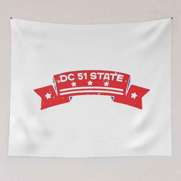 Item preview, 51st State - Washington DC state designed and sold by PrasartShop.