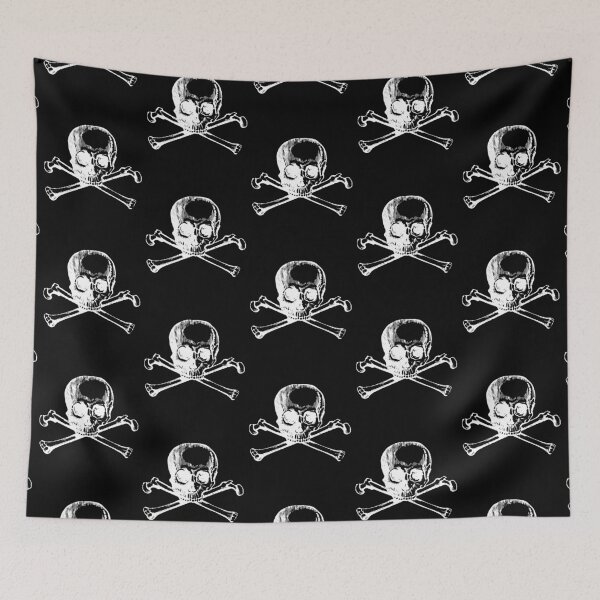 Item preview, Deck The Halls With Skulls And Bones designed and sold by Daluyong.