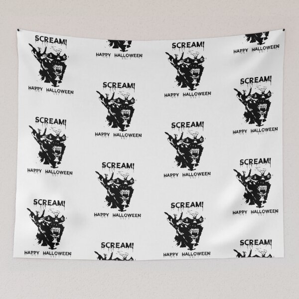 Item preview, Scream! Happy Halloween I Scream You Scream We All Scream designed and sold by Capiral Bucketlist.