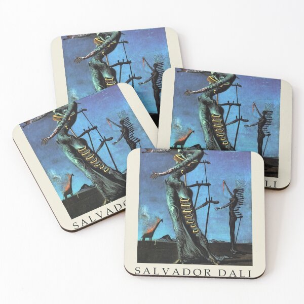 Item preview, Salvador Dali - The Burning Giraffe, 1937 - Vintage Exhibition Poster designed and sold by christopherber.