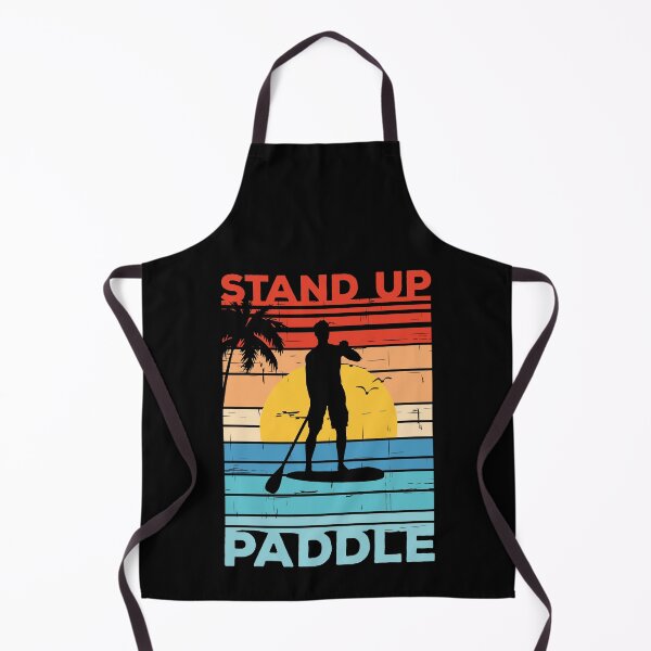 Item preview, Stand Up Paddle on Retro Sunset Paddle for summer designed and sold by Mad-Minds.