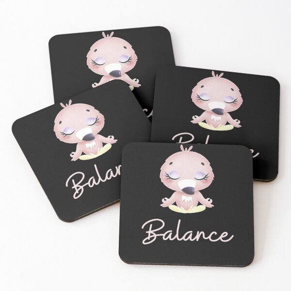 Item preview, BALANCE Yoga Baby Flamingo designed and sold by Qubalcube.