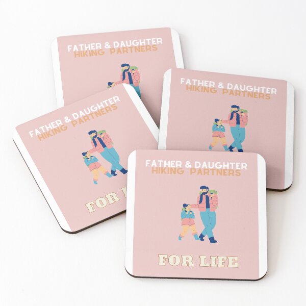 Item preview, Father and daughter hiking partners for life designed and sold by Stationeryamore.
