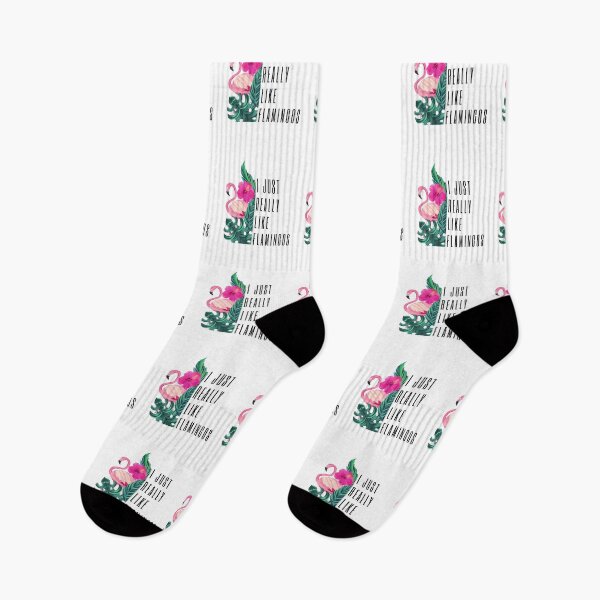 Item preview, I Just Really Like Flamingos OK  designed and sold by wanasak.