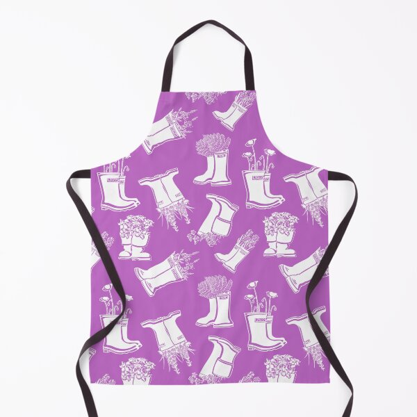Item preview, Fireweed White Lineart Rain Boots designed and sold by Krystal  Thomas.