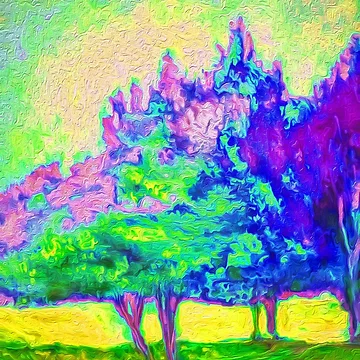 Artwork thumbnail, Bright Spring Tree by ElectricPan