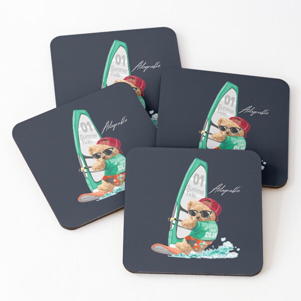 Item preview, Cute Bear Windsurfing - Adograble windsurf designed and sold by Adograble.