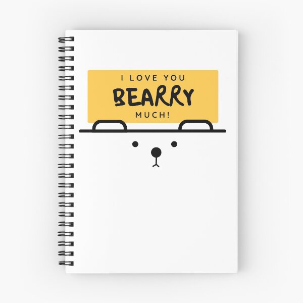 Item preview, I love you bearry much with bear face designed and sold by PuTaTeeShop.