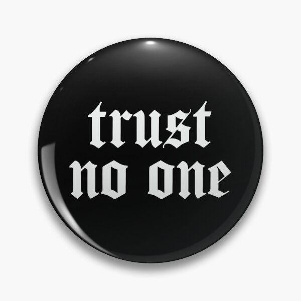 Item preview, Trust No One Typography designed and sold by STRAYERS.