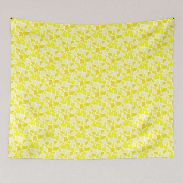 Item preview, Cowprint Yellow, pastel colours designed and sold by tropicalhen133.