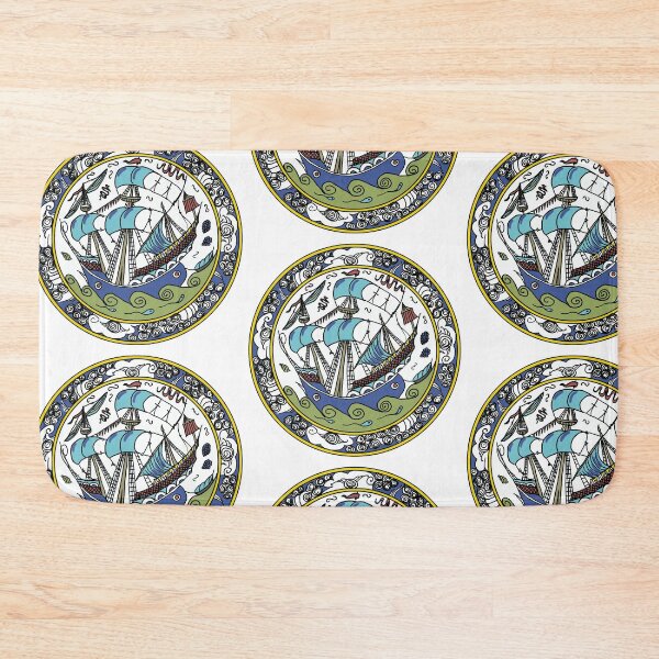 Item preview, Blue Vessel in Ocean designed and sold by Persiart.