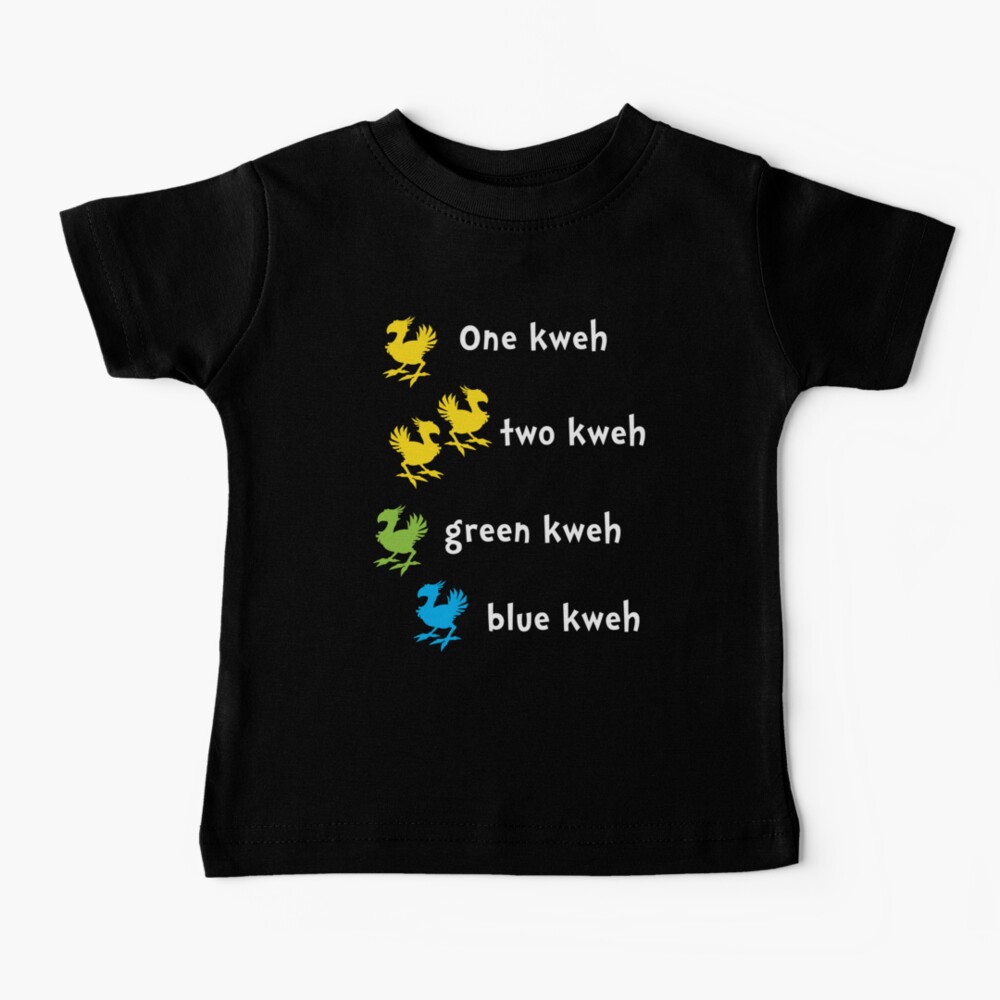 One Kweh Two Kweh Green Kweh Blue Kweh Baby T-Shirt