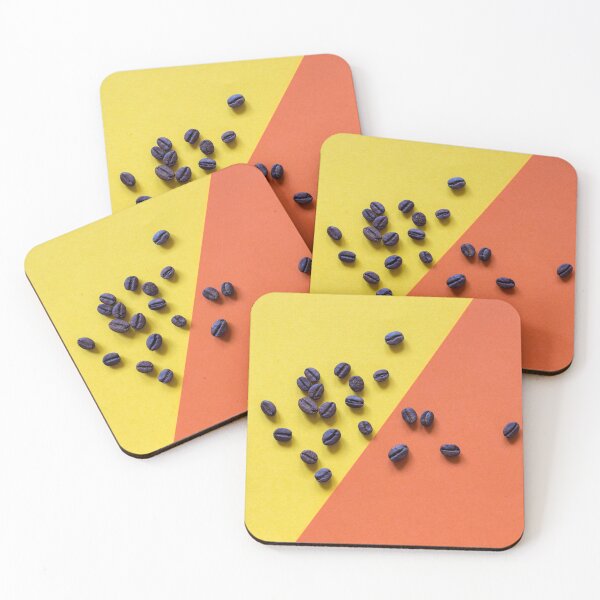 Item preview, Coffee beans on colorful background designed and sold by Coffee Lifestyle.